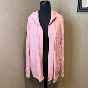 B10 Belle by Kim Gravel Women’s Large Pink Hooded Cardigan